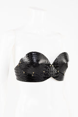 Buy Fraulein Kink Black Crocco Bra Online 