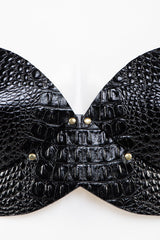 Buy Fraulein Kink Black Crocco Bra Online 