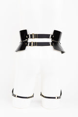 Fraulein Kink Black Patent Leather Belt Buy Online