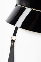 Fraulein Kink Black Patent Leather Belt Buy Online