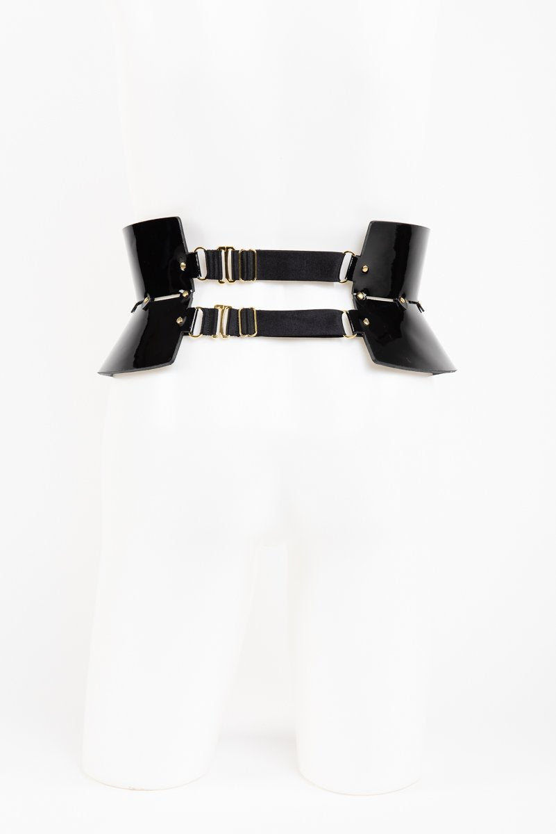 Fraulein Kink Black Patent Leather Belt Buy Online