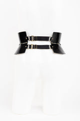 Fraulein Kink Black Patent Leather Belt Buy Online 