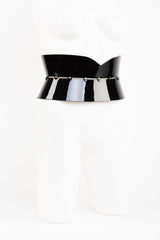 Fraulein Kink Black Patent Leather Belt Buy Online