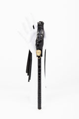 Buy Fraulein Kink Black Crocco Flogger Online 