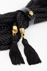 Buy Fraulein Kink Online. Soft Black Bondage Lasso.