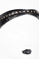 Buy Fraulein Kink Black Crocco Headband Online