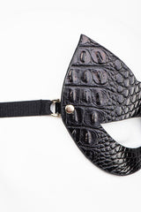 Buy Fraulein Kink Black Crocco Cat Mask Online 