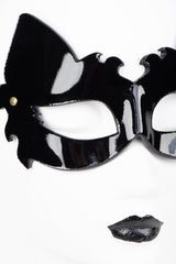 Fraulein Kink Black Patent Leather Lion Mask Buy Online