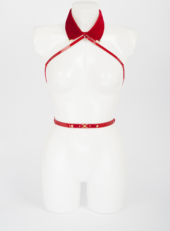 Rouge Collar Harness - Fräulein Kink
 - 3