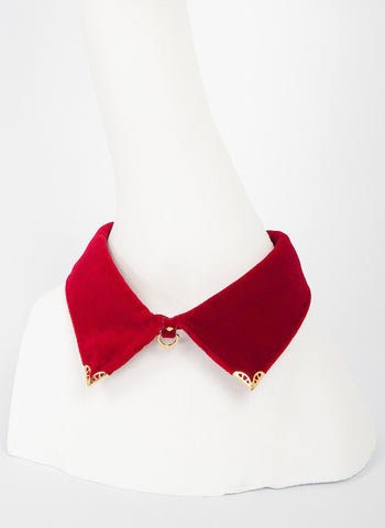 Leine aus Rouge-Samt