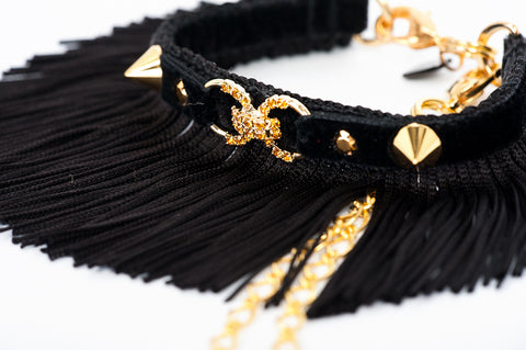 Noir Fringe Handcuffs