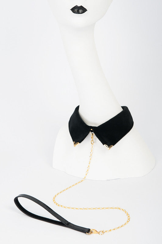 Noir Velvet Collar at Fräulein Kink