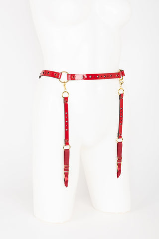 Rosso Garter Belt