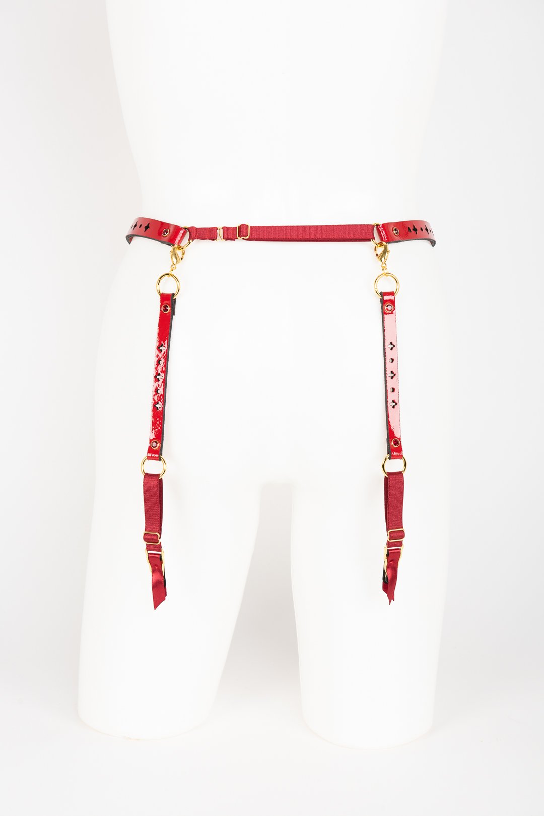 Rosso Garter Belt Frulein Kink Rosso Garter Belt Frulein Kink