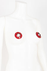 Luxury Patent Leather Nipple Pasties buy online at Fraulein Kink