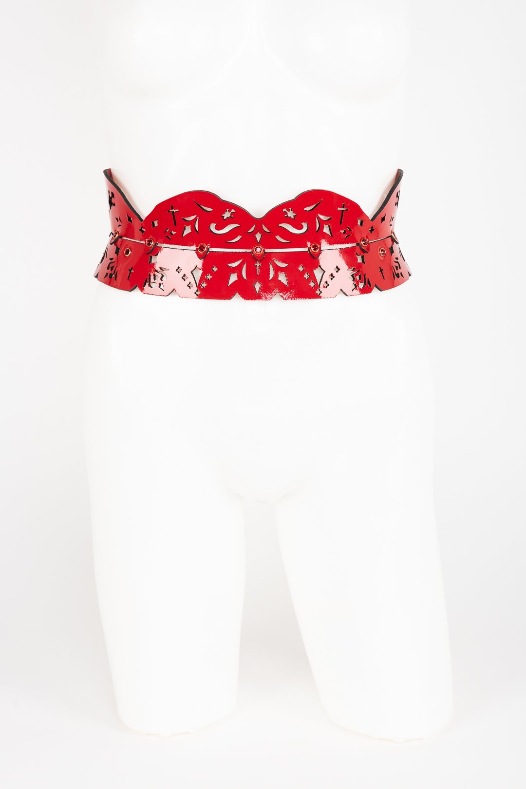 Rosso Skinny Garter Frulein Kink Rosso Skinny Garter Frulein Kink