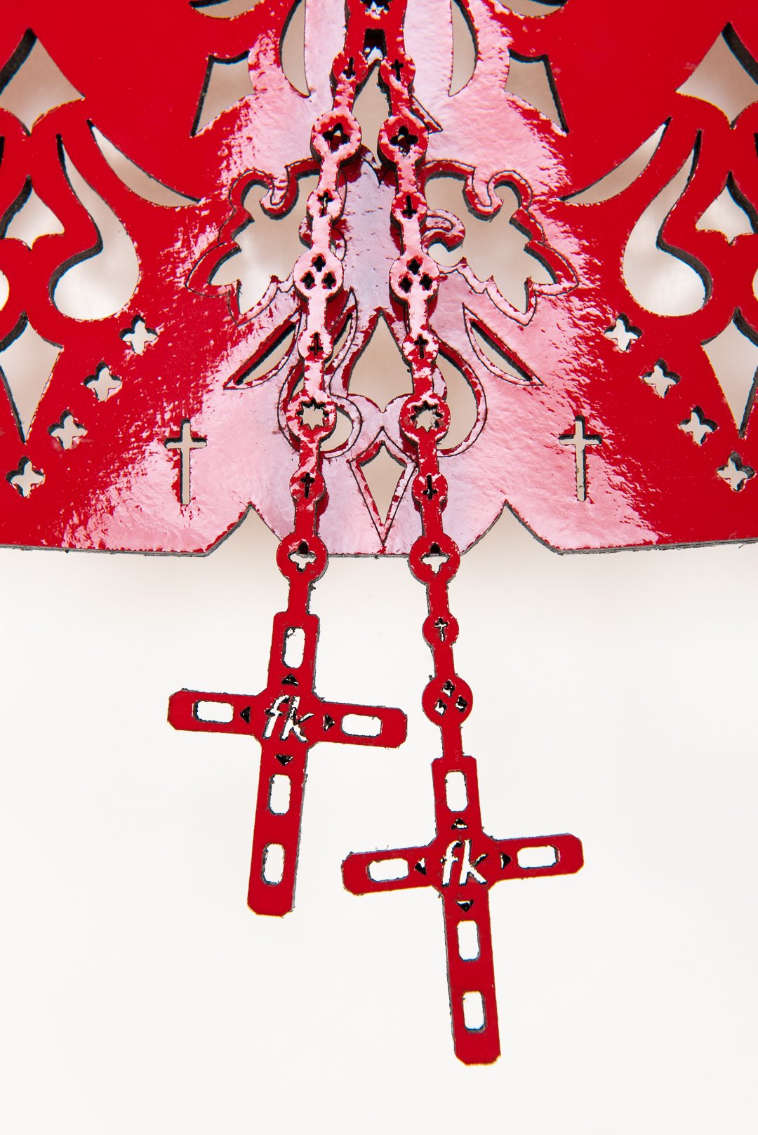 Luxury Patent Leather Garter Belt and Suspenders with Crystal Rivets Buy Online at Fraulein Kink